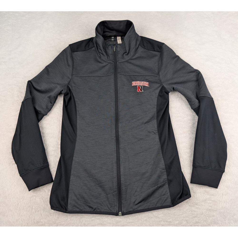 Under Armour Northeastern University Full Zip Jacket Women's M Black Huskies